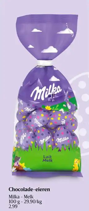 Delhaize Chocolade eieren milka melk aanbieding