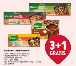 Delhaize Bouillon of smaakverfijner knorr   finesse low zero bio original marmite of aromat aanbieding