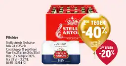 Delhaize Pilsbier stella artois blikjes 0,0% aanbieding