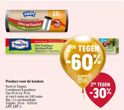 Delhaize Product voor de keuken swirl of toppits aanbieding