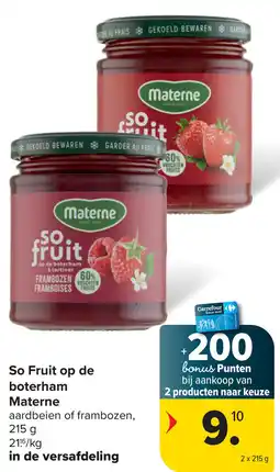 Carrefour Market So Fruit op de Boterham Materne aanbieding