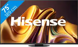 Coolblue Hisense Mini-LED 75U8NQ (2024) aanbieding