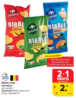 Carrefour Market Ribble chips carrefour aanbieding