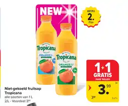 Carrefour Niet gekoeld fruitsap tropicana aanbieding