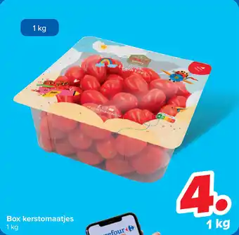 Carrefour Box kerstomaatjes aanbieding