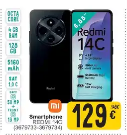 Cora Smartphone REDMI 14C aanbieding