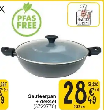 Cora Sauteerpan + deksel aanbieding