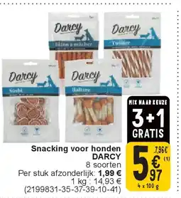 Cora Snacking voor honden DARCY aanbieding