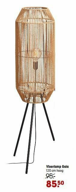 Kwantum Vloerlamp gaia aanbieding