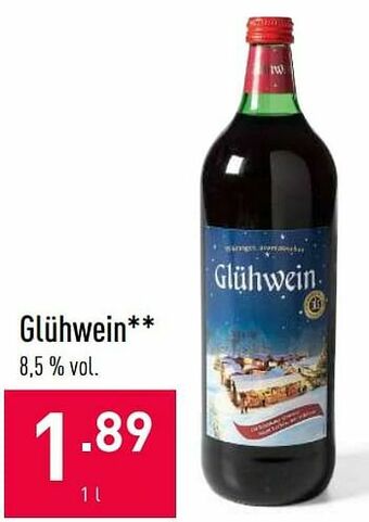 ALDI Glühwein aanbieding