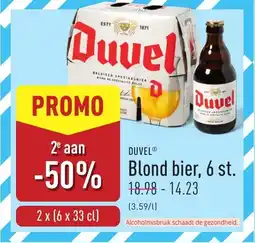 ALDI Duvel Blond Bier aanbieding