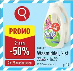 ALDI Dreft Wasmiddel aanbieding