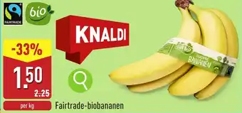 ALDI Fairtrade Biobananen aanbieding