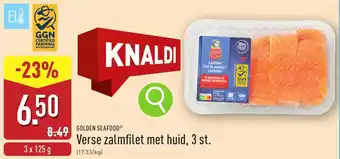 ALDI Golden Seafood Verse zalmfilet met huid aanbieding