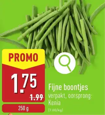 ALDI Fijne boontjes aanbieding