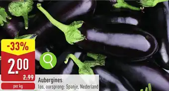 ALDI Aubergines aanbieding