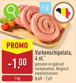 ALDI Varkenschipolata aanbieding