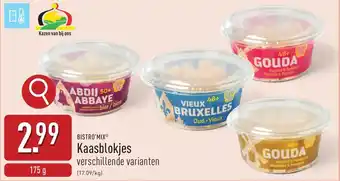 ALDI Bistro'Mix Kaasblokjes aanbieding