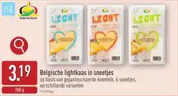 ALDI Belgische lightkaas in sneetjes aanbieding