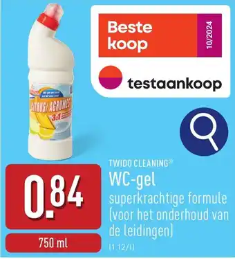 ALDI Twido cleaning WC-gel aanbieding