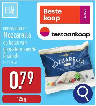 ALDI Cucina Nobile Mozzarella aanbieding