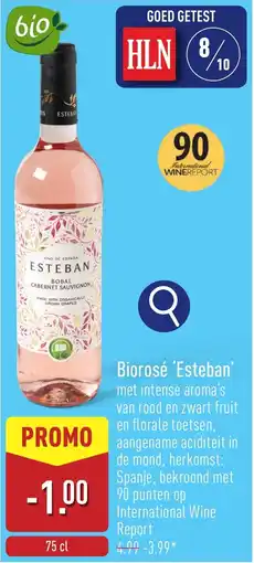 ALDI Biorosé Esteban aanbieding