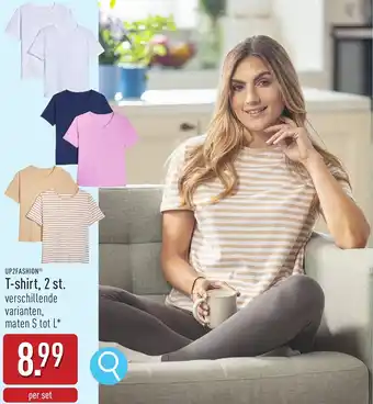 ALDI Up2fashion T-shirt aanbieding