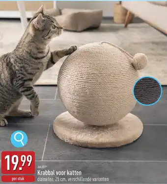 ALDI Juliet Krabbal voor katten aanbieding