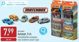 ALDI Matchbox Autoset aanbieding