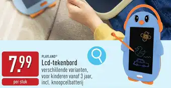 ALDI Playland Lcd tekenbord aanbieding