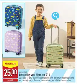 ALDI Live in style Reistrolley voor kinderen aanbieding