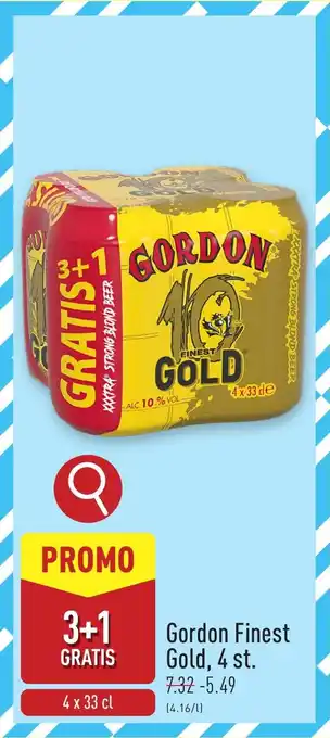 ALDI Gordon Finest Gold aanbieding