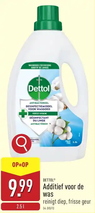 ALDI Dettol Additief voor de was aanbieding