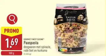 ALDI Gourmet Finest Cuisine Paaspasta aanbieding