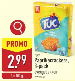 ALDI TUC Paprikacrackers aanbieding