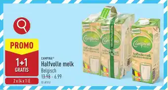 ALDI Campina Halfvolle melk aanbieding