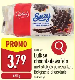 ALDI Lotus Luikse Chocoladewafels aanbieding