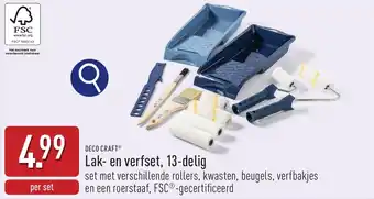 ALDI Deco Craft Lak- en verfset aanbieding