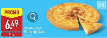 ALDI Pâtissier Gaulthier Verse Rijsttaart aanbieding