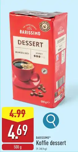 ALDI Barissimo Koffie dessert aanbieding