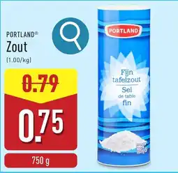 ALDI PORTLAND Zout aanbieding