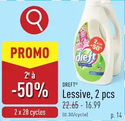 ALDI Dreft lessive aanbieding