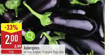 ALDI Aubergines aanbieding