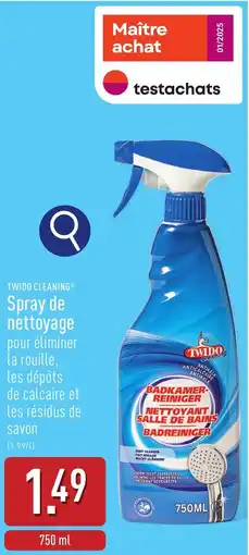 ALDI Twido cleaning spray de nettoyage aanbieding