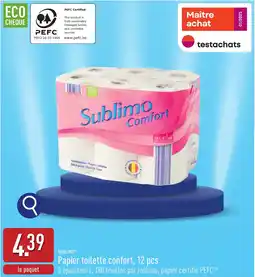 ALDI Sublimo papier toilette confort aanbieding