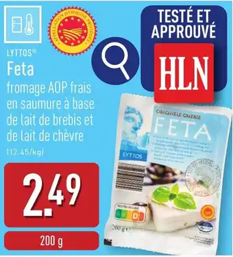 ALDI Lyttos feta aanbieding