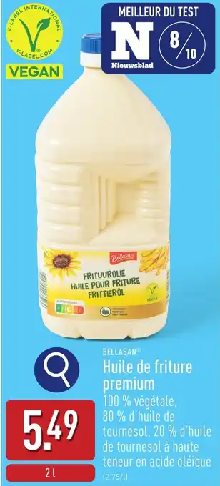 ALDI Bellasan huile de friture premium aanbieding