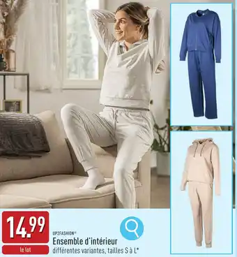 ALDI Up2fashion ensemble d'intérieur aanbieding