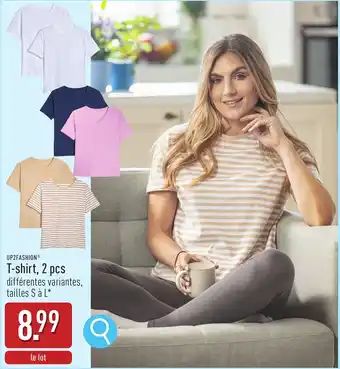 ALDI Up2fashion T-shirt aanbieding