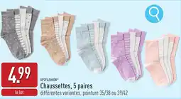 ALDI Up2fashion chaussettes aanbieding